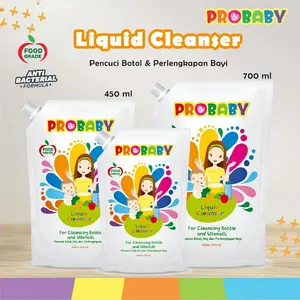 Probaby Liquid Cleanser 700ml 450ml 150ml Sabun Pencuci Botol, Dot Dan Perlengkapan Bayi