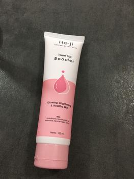 Product Review of [He-Ji] Tone Up Booster 100ml - Glowing, Brightening and Healthy Skin from s**y ˖**໋ 0