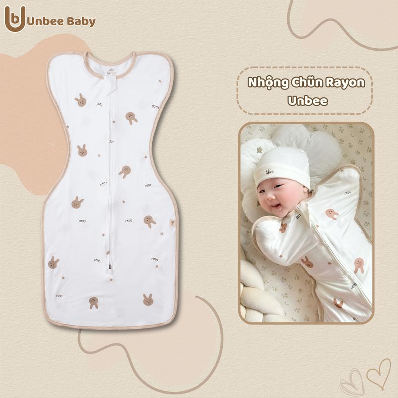 Nhộng Chũn Rayon Thu Đông Unbee Sợi Gỗ Tự Nhiên Mềm Mại Nhiều Họa Tiết Dễ Thương Cho Bé 0-9 tháng