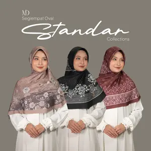 Hijab Segiempat OVAL STANDAR motif Sublim Printing Mudymudy