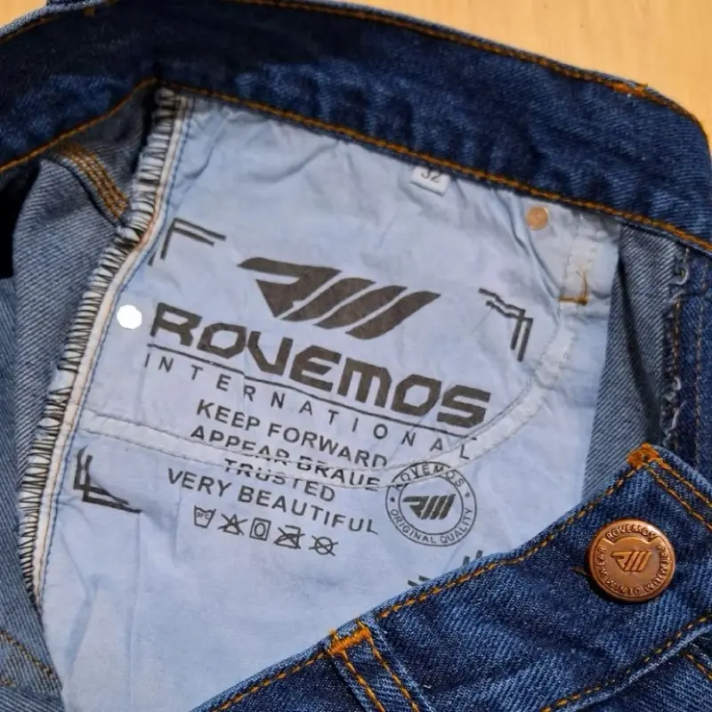 Celana Jeans Jumbo Big Size Panjang Pria ROVEMOS Original Model Standar Reguler Size 39 sampai 44 6