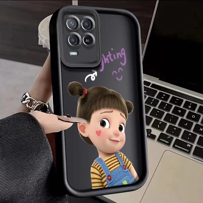 Casing Hp Untuk OPPO A54 Casing Kartun Perempuan / Laki-laki ponsel Bahan silikon Cesing Casing Hp Kesing Softcase Case Anti Jatuh Gores Tahan guncangan