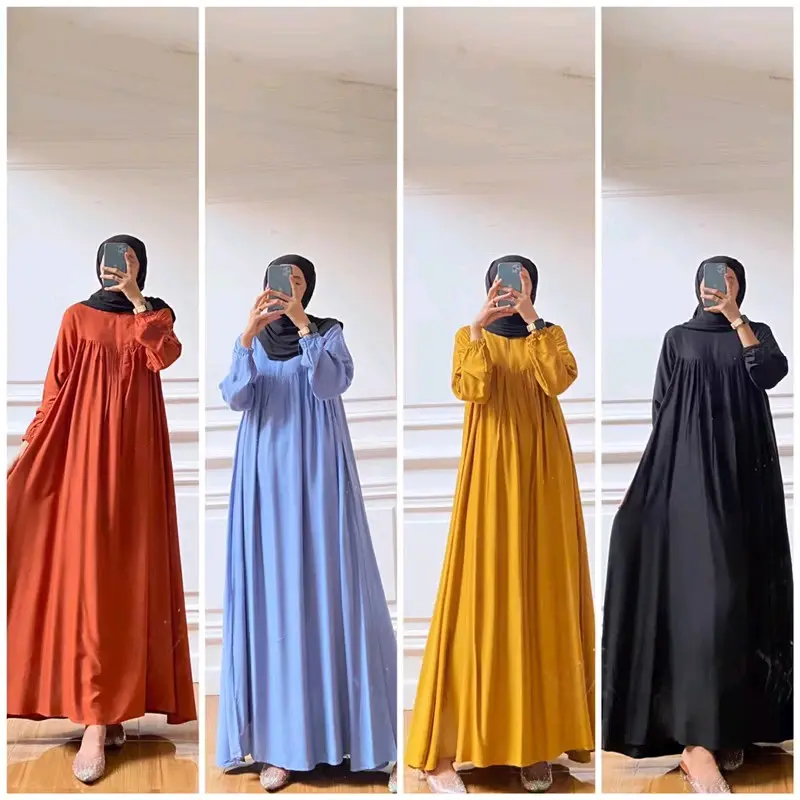 Gamis Twill Premium High quality halwa dress twill premium polos M-XXL