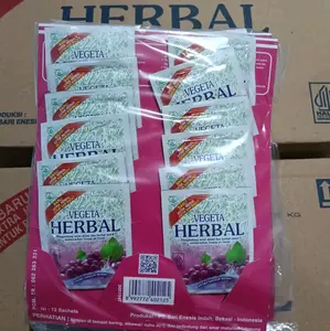 Vegeta herbal rasa anggur hanger isi 12 shacet pelancar buang air besar penambah serat alami