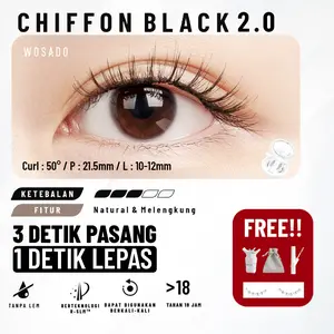(CHIFFON BLACK) WOSADO 2.0 Bulumata Magnetic Bulumata Eyelash Extention