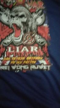 Product Review of kaos pasker liar original ikspi kera sakti kaos distro disain terbaru pasker liar IKSPI Kera Sakti Ful punggung A2 from ່** 0