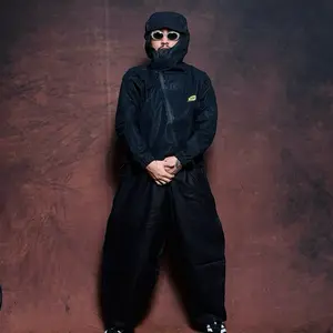 STLLR Gorpcore Black Jacket Heat Resistance