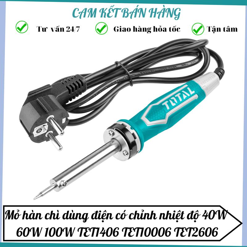  Mỏ hàn chì dùng điện   có chỉnh nhiệt độ 40W 60W 100W TET1406 TET1606 TET10006 TET2606 