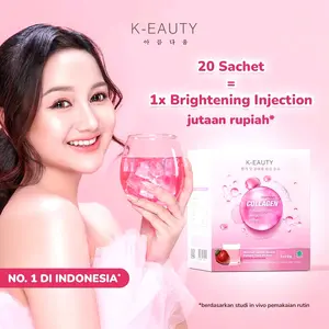 KEAUTY Collagen 1 box isi 5 Sachet dengan glutathione yang mencerahkan kulit