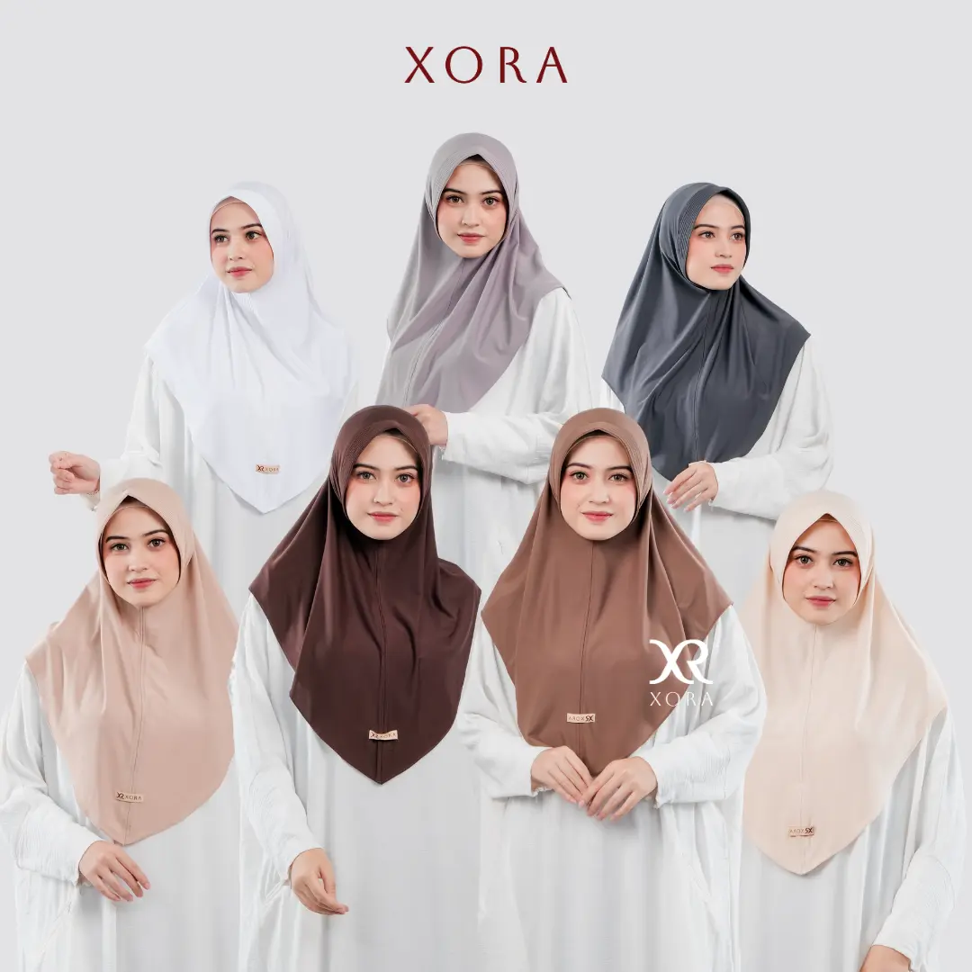 (Xora) Maiza Hijab Size M - Kerudung Wanita Muslim Instan Daily Pad