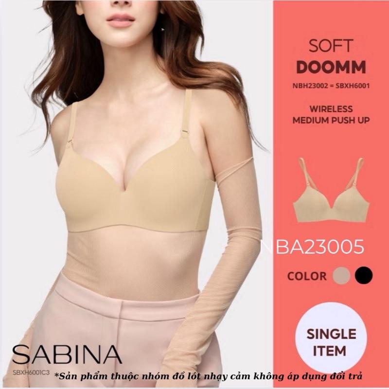 Áo Lót Không Gọng Mút Dày Vừa 2cm Bản Dây Lưng Không Viền May Phù Hợp Vòng 1 Vừa và Nhỏ Soft Doomm By Sabina NBH23002 (Giống SBXH6001)