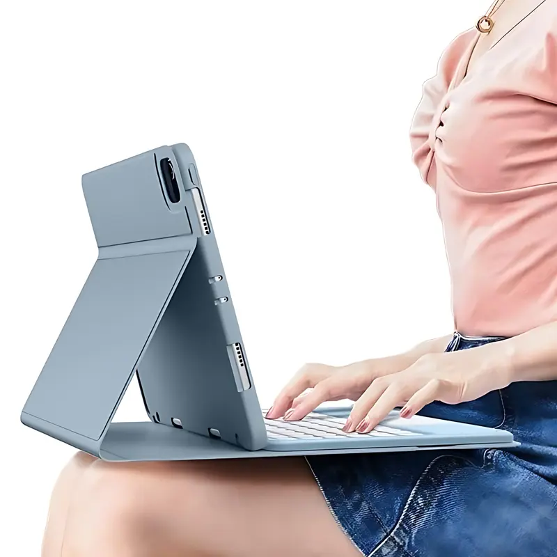 Case Keyboard For Samsung Tab A9 Plus A9+ 11 Inch 2023 WiFi 5G LTE SM X210 X215 X216 Wireless Flip Standing Bookcover Softcase Tablet Bluetooth 6
