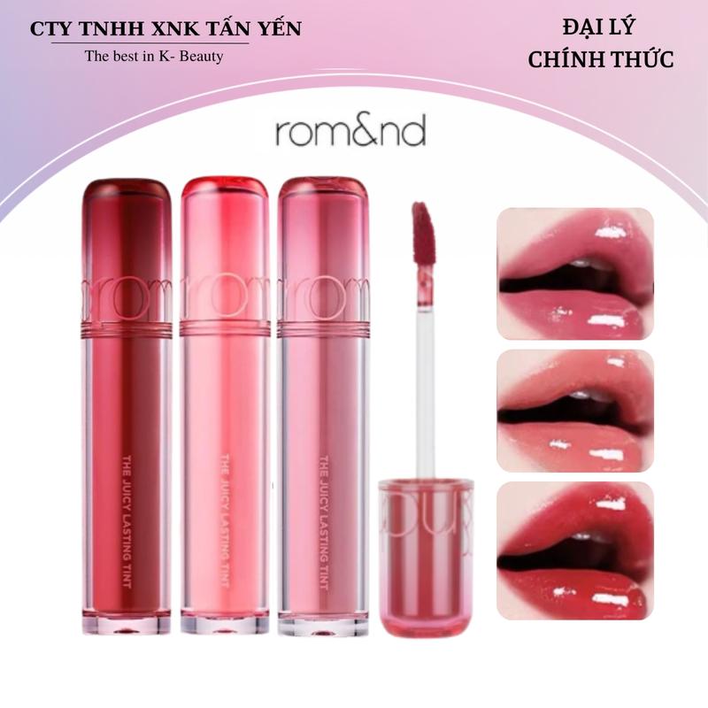 MẪU MỚI Son Tint Bóng Lâu Trôi Romand THE JUICY Lasting Tint 3.5g