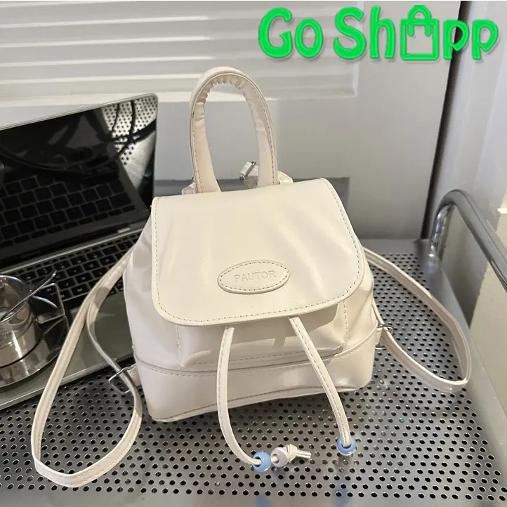 Tas Ransel Kulit Mini Wanita Viral Tas Backpack Lucu Korean Style Aesthetic Kekinian Terbaru BK25 3