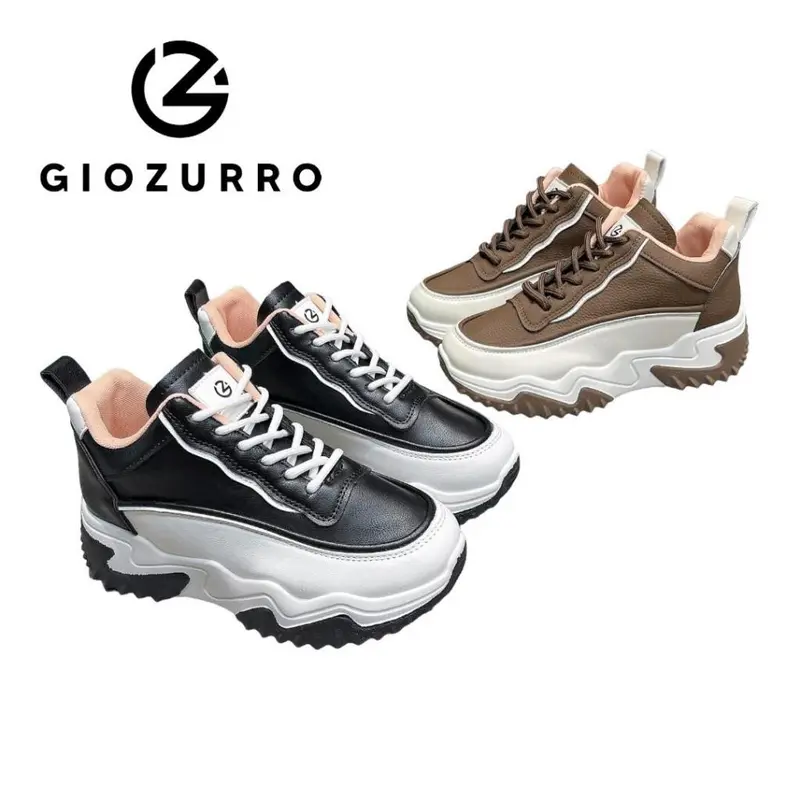 GIOZURRO SEPATU WANITA SNEAKER WANITA TERBARU GZ8008 Sepatu Boots Wanita Sportif Ringan Casual Hitam Shoes Putih Olahraga 8