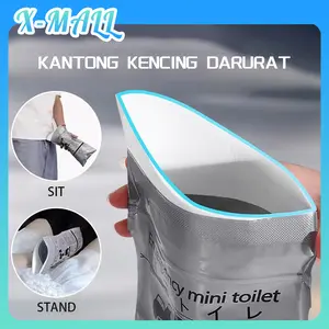 BELI 6 GRATIS 1 Tas Urin untuk Wanita Pria Portabel Darurat Luar Ruangan di Mobil Perjalanan Portabel  kantung Urine / Alat Pipis / Urine Bag/  Tas Urinal / Toilet Portabel / Kantong Kencing / Tas Urin Sekali Pakai / Tas urin perjalanan wanita