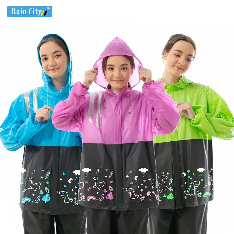Jas Hujan Setelan Basic Doodle - 67161 0