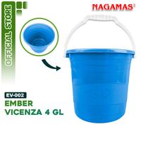 Gambar NAGAMAS Ember Air Plastik 4 GL Water Bucket Diameter 34 Cm Bahan Tebal dan Tidak Mudah Pecah EV002 dari Nagamas Official Store Kota Tangerang 3 Tokopedia