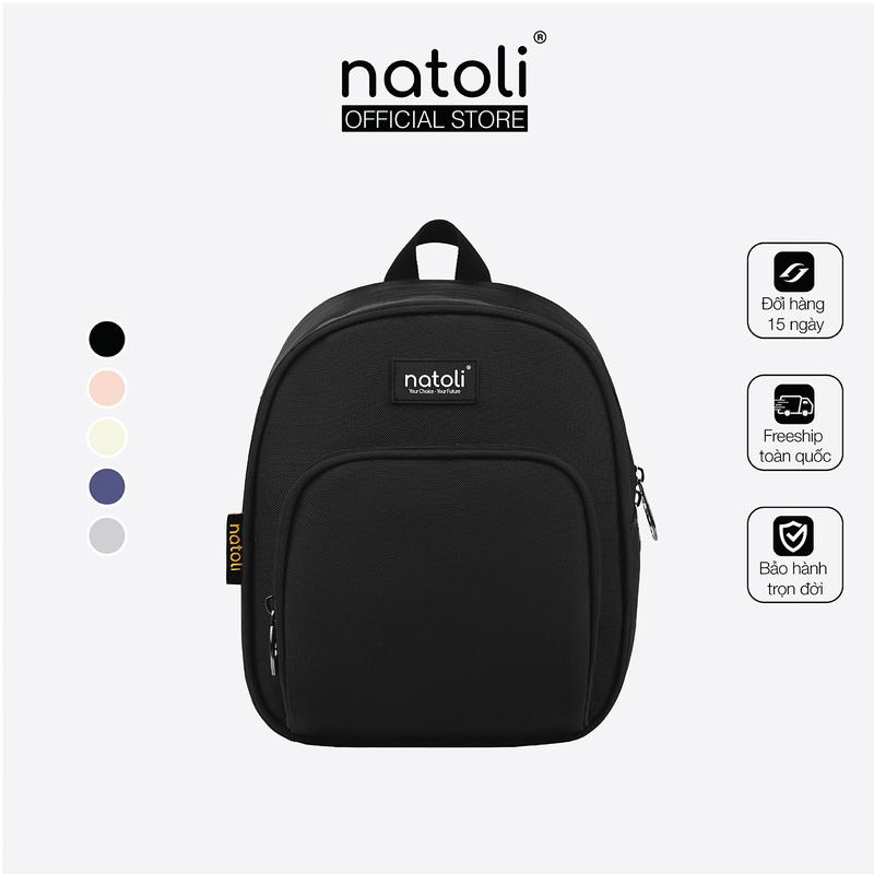 Balo nữ mini Thương hiệu NATOLI, nhỏ gọn chống nước cao cấp BST Sweetie Pie Backpack B6