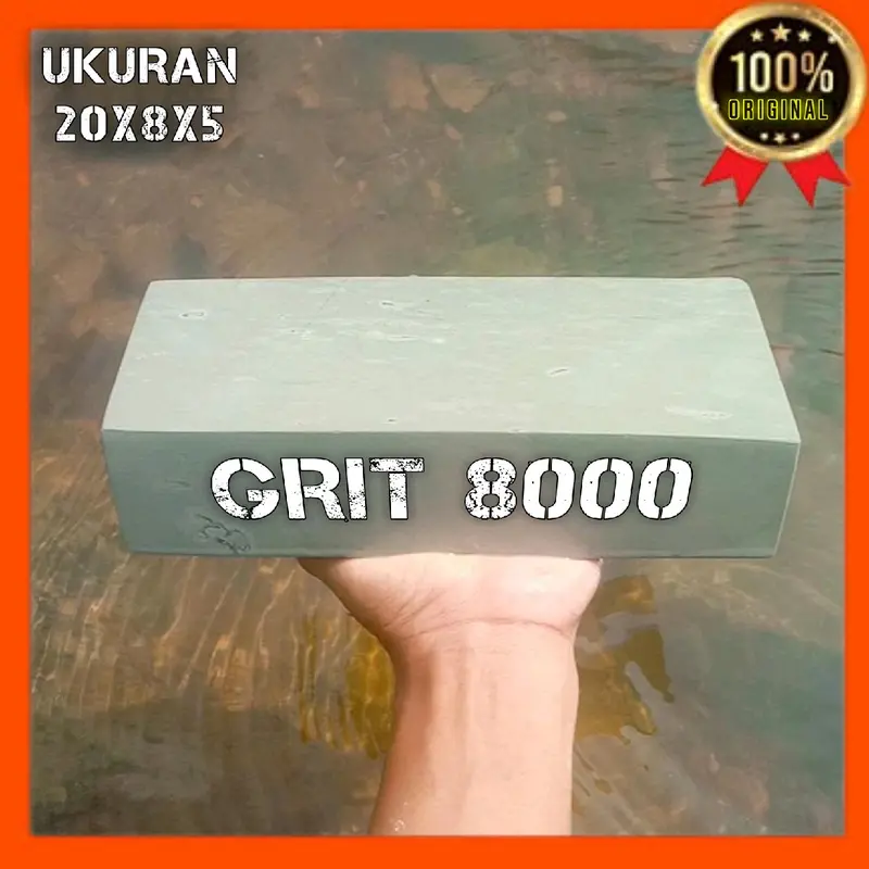 Pengasah Pisau Super Halus Grit 8000 Batu Alam Pilihan Dimensi 20x8x5cm  Batu Knife alat 2