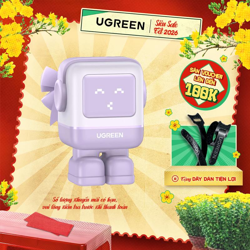 Củ sạc nhanh RoboGaN 30w 65w Ugreen cao cấp | Màn hình hiển thị LCD | Chính hãng - Bảo hành 18 tháng 1 đổi 1 KOL