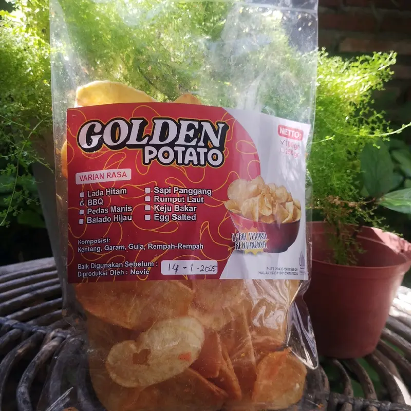 Keripik Kentang Asli Dieng Cemilan Kriuk Camilan 1
