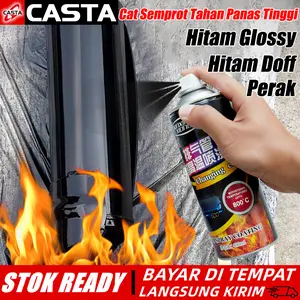 CASTA Itu dapat menahan suhu tinggi 800℃ & Doff Cat Tidak pudar pada suhu tinggi Cat Mobil Motor Tahan Bensin Cat motor premium hi temp
