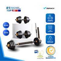 Gambar MERACH Adjustable Dumbbell Set – Beban Adjustable 20kg / 40kg untuk Home Gym - 20 KG dari Merach Indonesia Kota Administrasi Jakarta Timur 1 Tokopedia