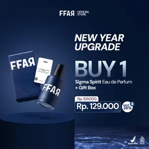 FFAR Gift Box Sigma Spirit |KADO ULANG TAHUN|SELAMAT SUKSES|HANYA UNTUKMU|30 ML| Parfum Pria + Gift Box + Gift Card