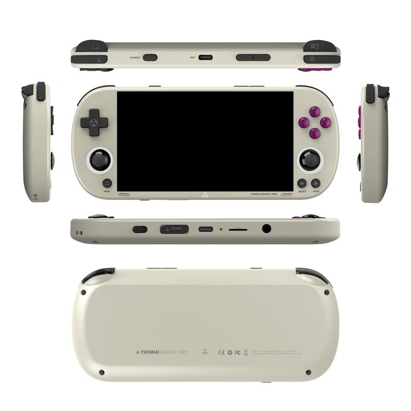 Product Introduction of Handheld Console, Open Source, Emulational, Smart Pro Game Console, Retro Nostalgia Arcade Games, 4.96 inch Screen 18