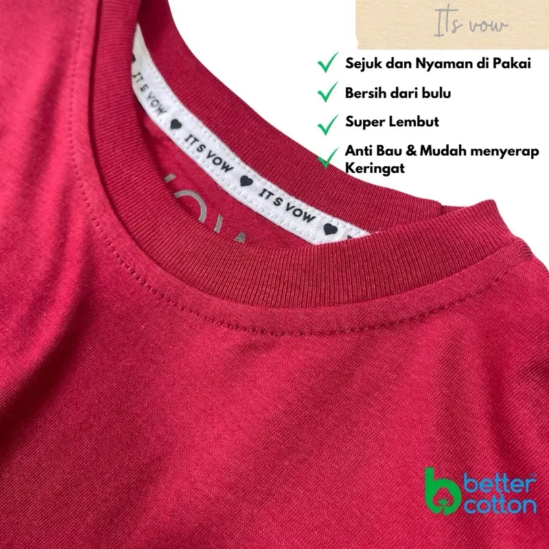 Kaos Polos Anak Bayi Unisex Premium Soft Katun 100% - Itsvow T-Shirt Saku Anak Pocket Basic Laki-Laki Perempuan Atasan Balita 1-10 Tahun 2