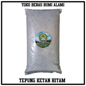 Tepung beras  ketan hitam asli 500gr / tepung ketan hitam abah cililin