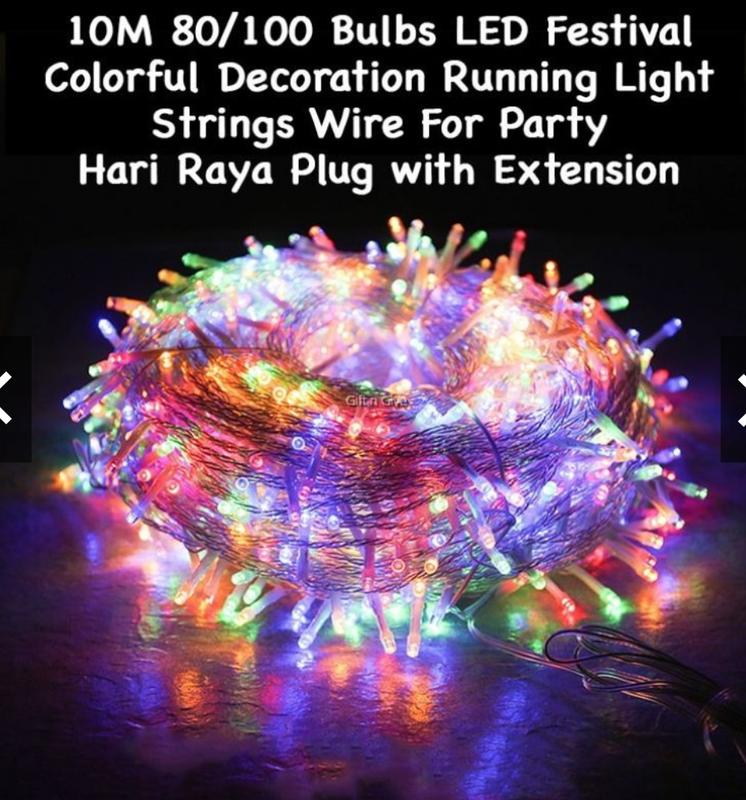 10M 100 LED / 4M 96 LED Light / Lampu LED / Outdoor LED Lamp - TikTok ...