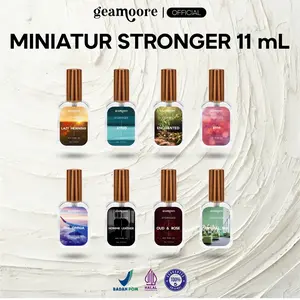 [DAPAT 3 ] GEAMOORE  MINIATUR MINI SIZE 11 ML STRONGER BPOM HALAL MUI