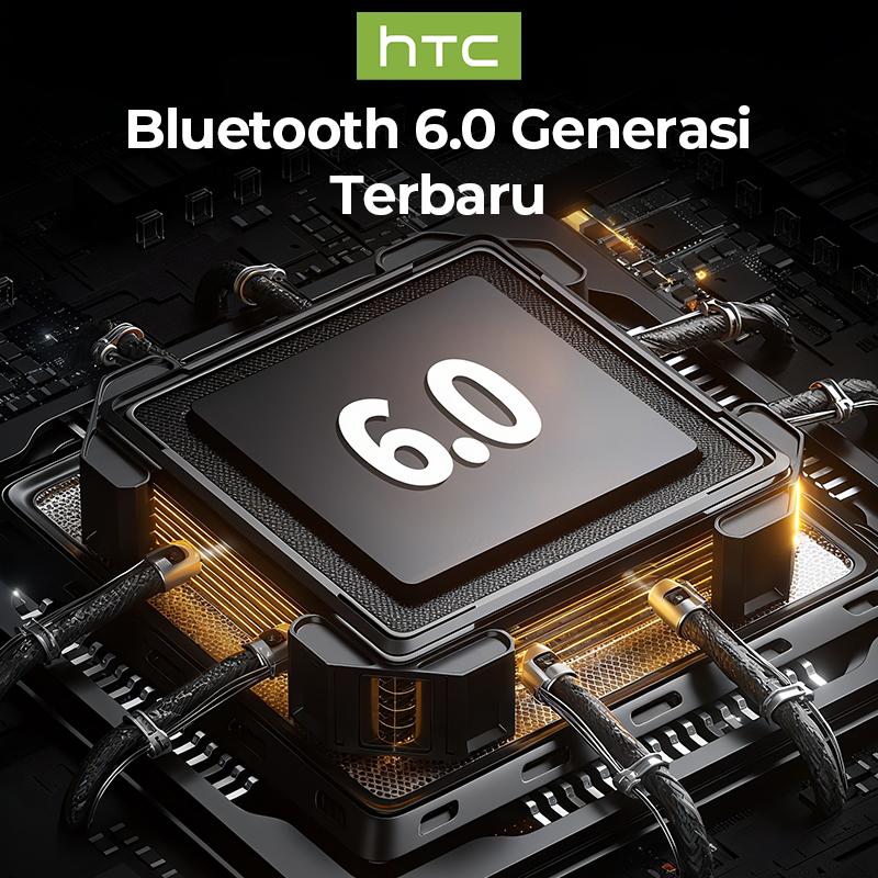 [Exclusive sound.phile] HTC NE30 OWS Earbuds Wireless Bluetooth 6.0 Noise Cancelling Headphones with Heavy Bass for HD Calling, Sports and Gaming, Built-in Microphone