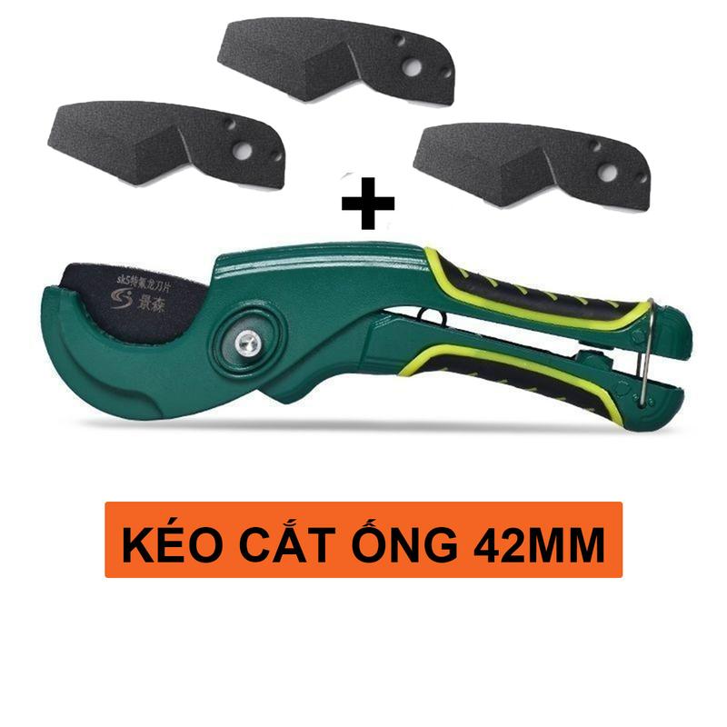 Kéo cắt ống nhựa PVC PPR PE 42mm cắt ống nướcống nhựa nhiệt tay trống trượt cắt ống nhựa nhanh