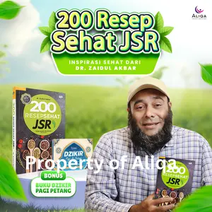 Buku 200 Resep Sehat JSR ORIGINAL Hardcover Full Color Best Seller BONUS BUKU DZIKIR PAGI & PETANG