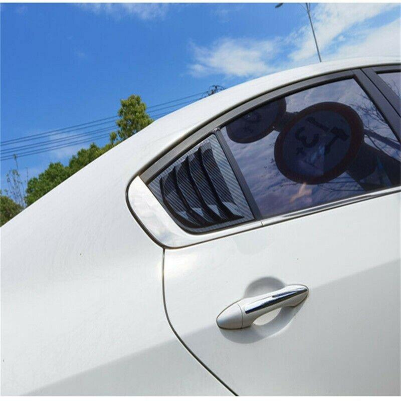 Product Introduction of 2PCS ABS Carbon Fiber Style Car Rear Vent Window Side Shutter Scoop Louver Cover Trim StickerFor Kia K3 Forte 2013 2014 2015 2016 2017 2018 38