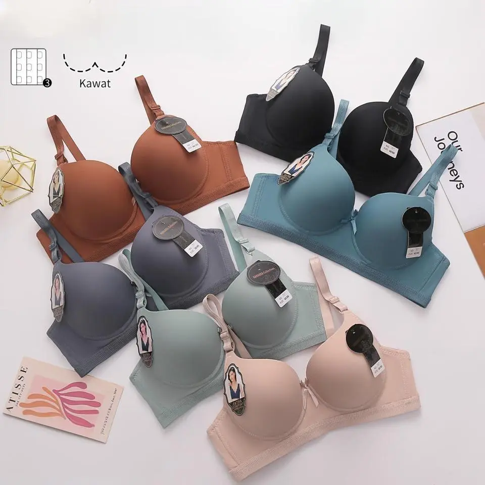 ( 2 PCS ) Bra Seamles Cup Besar Bellewear Cup C k710