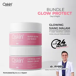 Bundle Glow Protect - Pencerah & Proteksi Siang Malam - Sunscreen & Night Cream