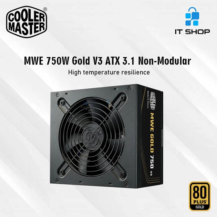 Gambar Cooler Master Power Supply MWE 750 GOLD V3 750W ATX3.1 Non Modular dari ITShop Online Kota Malang Tokopedia