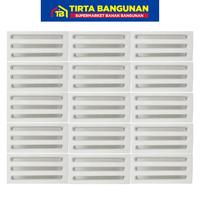 Gambar TRISENSA RO 56 K.E MINIMALIS KASA 20 X 40 CM ROSTER KERAMIK LOBANG ANGIN VENTILASI KW 1 KW A Putih - White dari Tirta Bangunan Kota Depok 5 Tokopedia