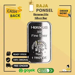 Perak Batangan Silver Bar Heraeus 1 Oz Asli Original