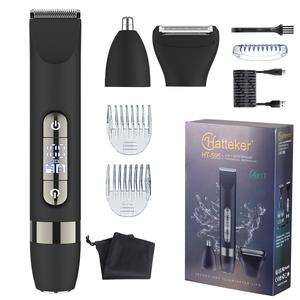 Rasuradora eléctrica 4 en 1 de doble cabezal, recortadora de vello corporal y removedora de vello facial, cortadora de vello nasal, impermeable IPX7, para piernas, brazos, cuerpo y rostro