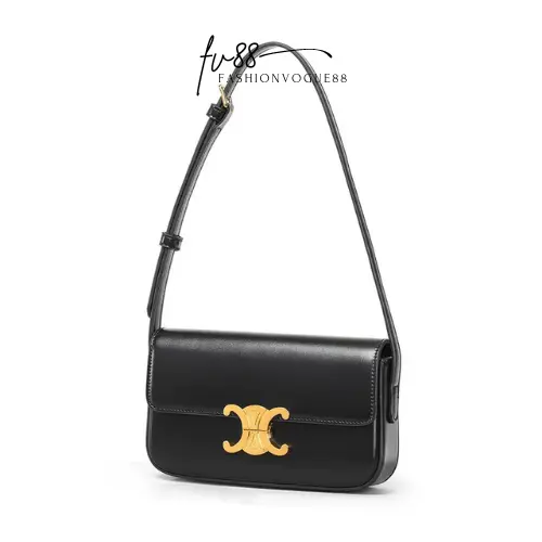 fv88 - Tas Wanita Tas Korea Shoulder Bag Sling Bag Tas Selempang Tas Pundak Kulit Leather PU Import