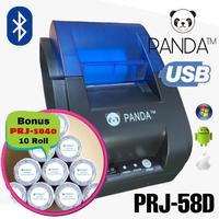Gambar PANDA PRJ-58D Printer Kasir Portabel 58mm Kertas Thermal USB & Bluetooth Bonus 10 Roll Kertas PRJ-5840 untuk PPOB dan Bisnis Kecil dari PANDA-TM Kota Administrasi Jakarta Barat 1 Tokopedia