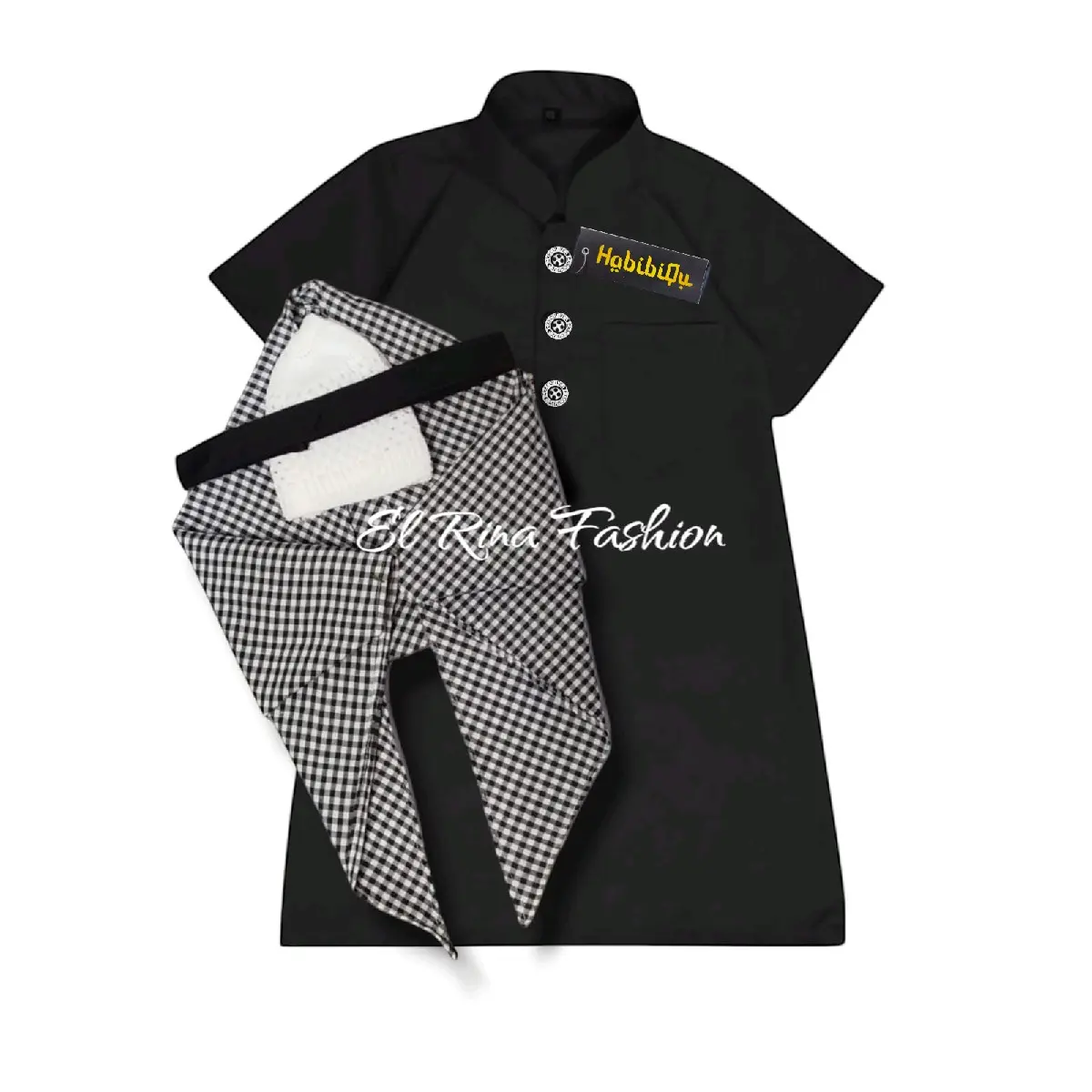 BAJU GAMIS KOKO BAYI AQIQAH SET SORBAN 0-2 TAHUN JUBAH BAYI TURKI 1 SET SORBAN Gamis koko bayi Muslim