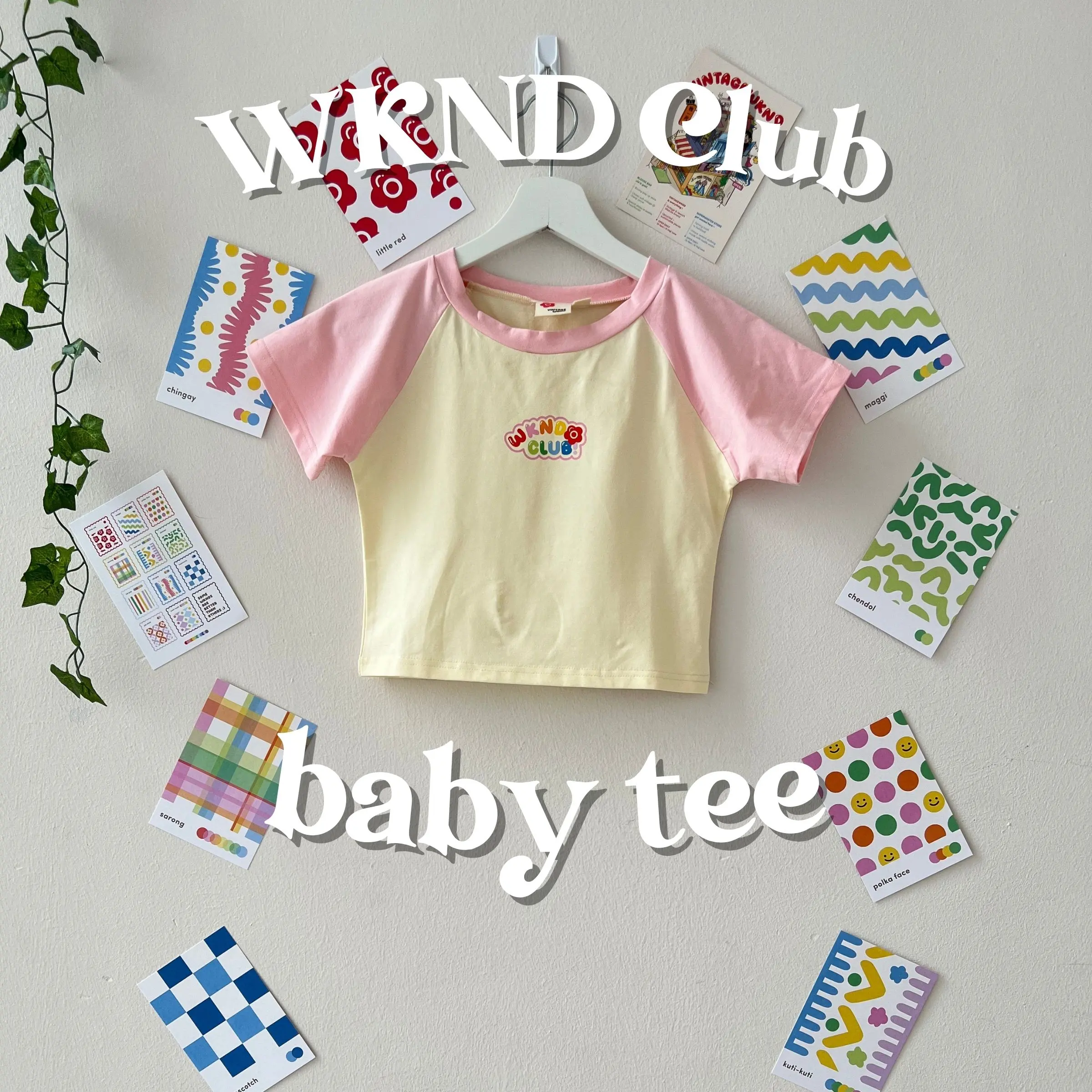 WKND Club Baby Tee (XS to XL)