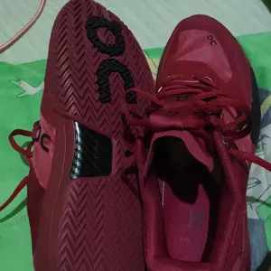 Sepatu Tennis On Cloud The Roger Federer Pro 2 Burgundy Red Terbaru Pria Wanita Outdoor