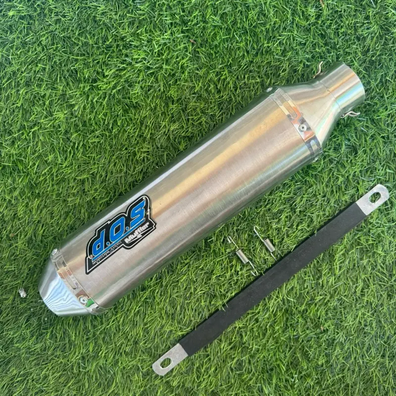 New slincer Knalpot DOS kapsul inlet 50MM suara ngebas adem Promo 6